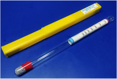 Hydrometer / Densimeter for Measuring Density of Light Liquids Hydrometer / Densimeter for Measuring Density of Light Liquids